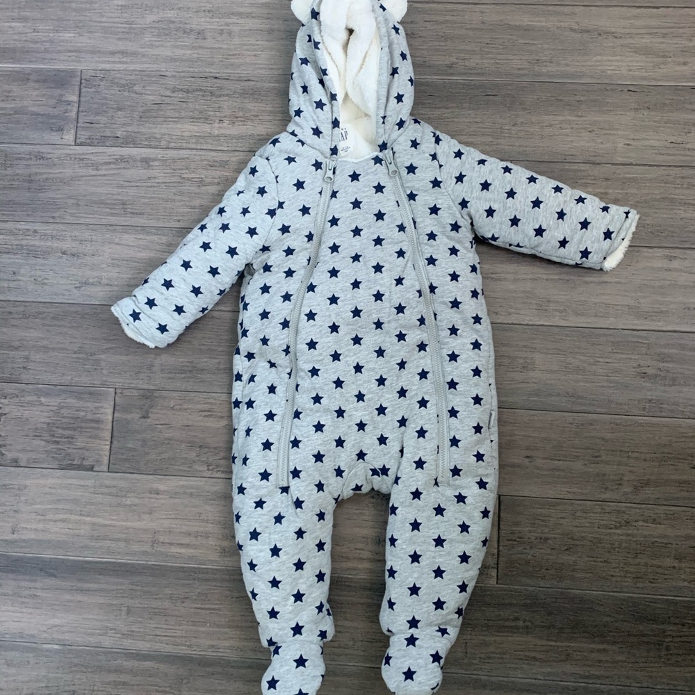 Baby Brannan Bear Sherpa Footed One-Piece